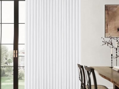 White Pleated Linen Curtains | Memory Gel Hooks and Rings